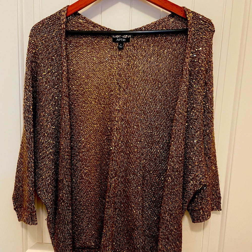 Sequined cardigan